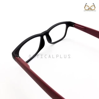 Optical Plus แว่นสายตาสั้น Glasses เลนส์ชัด ขาแว่นสปริง แถมถุงผ้าใส่แว่น 115