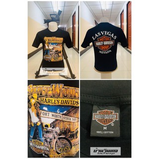 เสื้อยืดฮาเลย์ Harley-Davidson เสื้อยืดผู้ชาย เสื้อวินเทจ ป้ายฮาเลย์ ผ้าCotton 💯