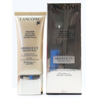 กันแดดรุ่นท็อป !! Lancome Absolue Precious Cells Global Youth Protector UV SPF50 PA++++ 12H UVB/UVA PPD