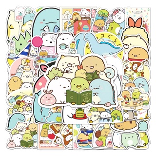 พร้อมส่งซุมิกโกะ Sumikko Gurashi（すみっコぐらしSTICKER เล็ก สติกเกอร์กันน้ำรูปแบบที่แตกต่างกัน small size