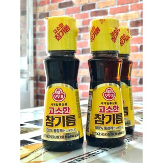 น้ำมันงา, น้ำมันงาคั่ว, น้ำมันงาเกาหลี, sesame oil ขนาด 80 ml. ยี่ห้อ ottogi