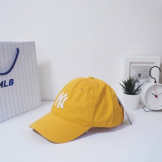 MLB CAP ปัก LOGO NY โลโก้ใหญ่  •Yellow