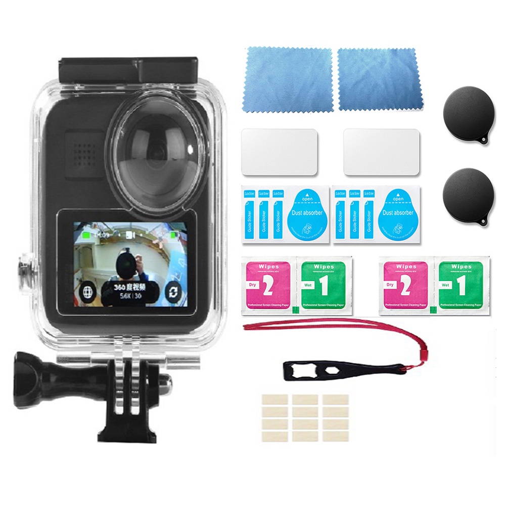 Waterproof Case 360 Camera 45mm Underwater For Gopro Max x5 Shopee Thailand