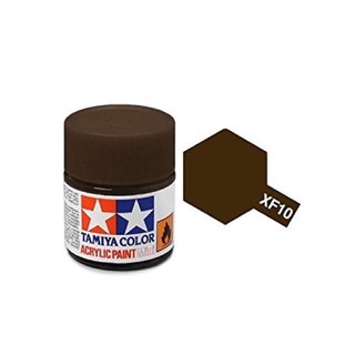 สีสูตรน้ำ TAMIYA XF-10 Flat Brown (10 ml)