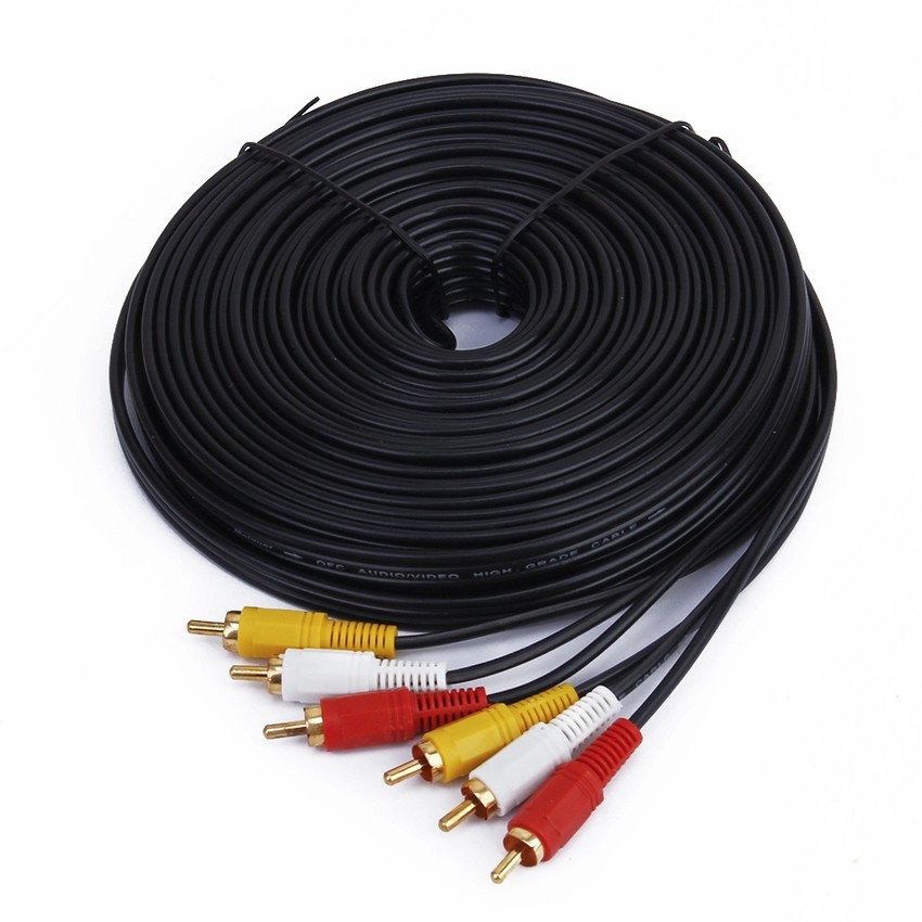 Glink Cable RCA TO RCA 3:3 (3M) Gold