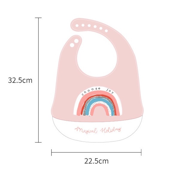 พร้อมส่ง Muslin tree ของแท้ ผ้ากันเปื้อนซิลิโคน กันเปื้อนซิลิโคน ซิลิโคนกันเปื้อนสำหรับเด็ก คุณภาพดี รูปที่ 4