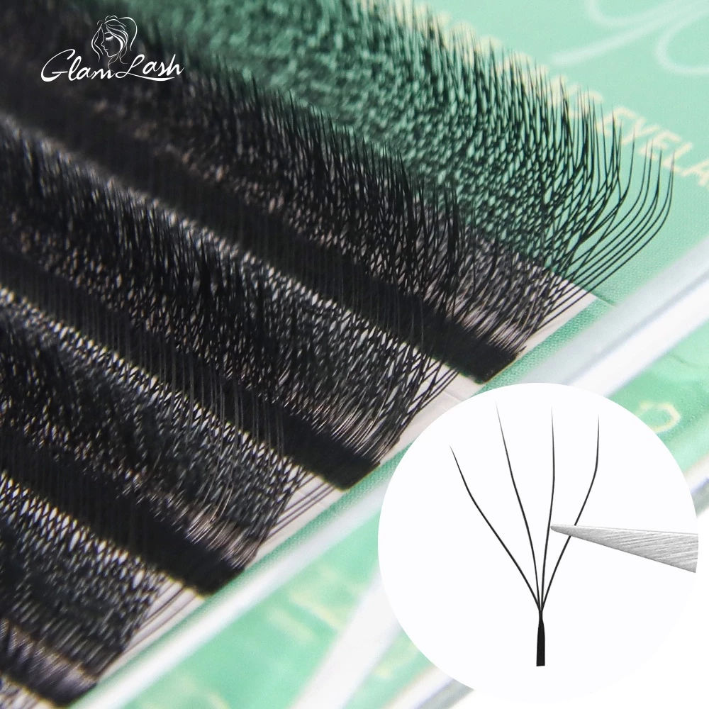 Glamlash ขนตาปลอม ขนมิงค์ 4D-W นุ่ม ดูเป็นธรรมชาติ