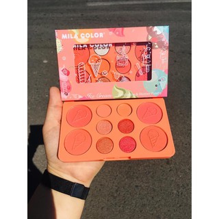 MILA COLOR Eyeshadow &amp; Blusher ICE CREAM