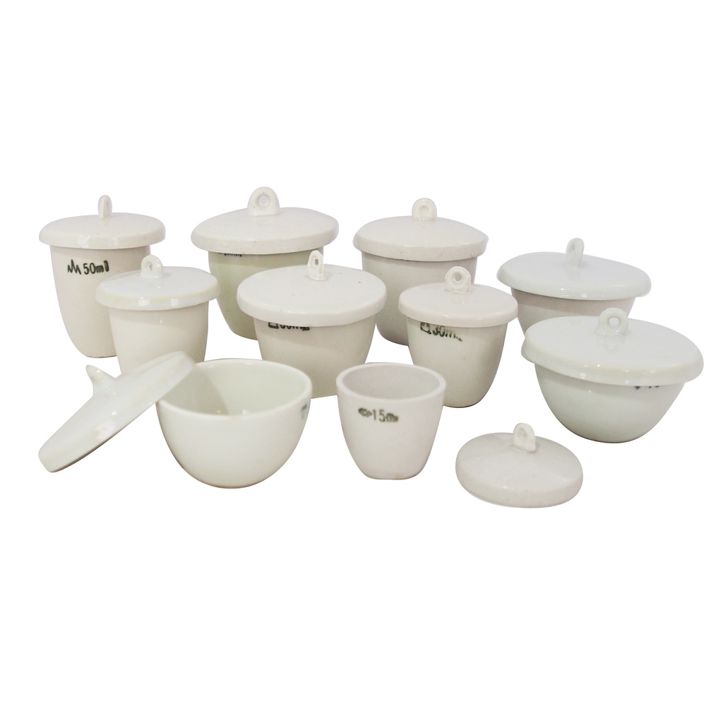 เบ้ากระเบื้อง (Porcelain Crucible with Lid) ราคา ถูกที่สุด ดีลบีเคเค แกลเลอรีภาพที่ 2