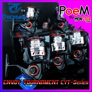 รอกสปินนิ่ง PIONEER ENVOY TOURNAMENT EYT-1000/2000/3000/4000/5000/6000 (SILVER RED)