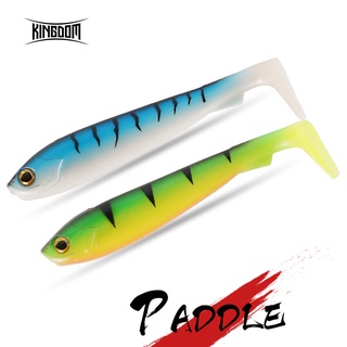 Kingdom PADDLE Shad เหยื่อตกปลา PVC แบบนิ่ม 160 มม. 40 กรัม สําหรับตกปลาน้ําเค็ม ไพค์