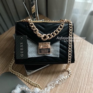 ของแท้​💯 กระเป๋า​สะพาย​ข้าง​ Guess Evan Mini Chain Crossbody bag