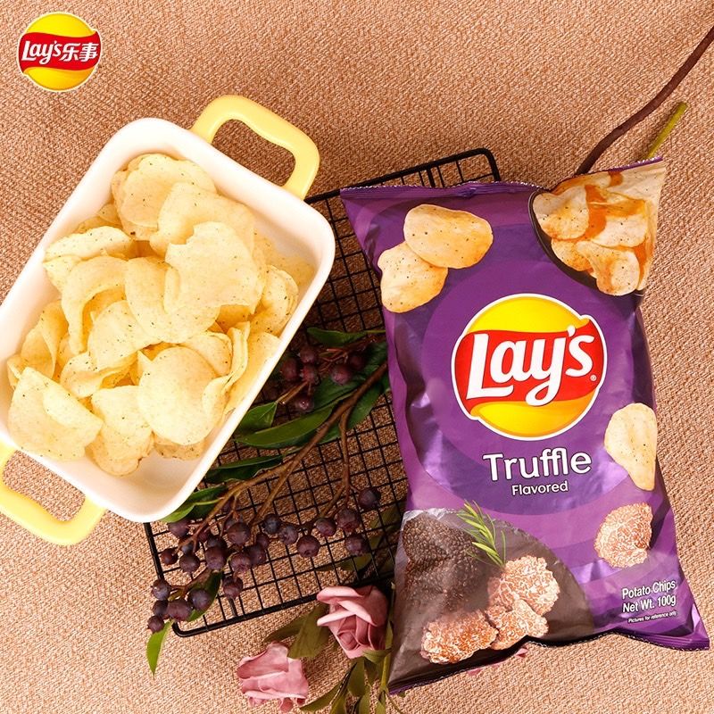 พร้อมส่งจากไทย❗️ เลย์รสทรัฟเฟิล Lay’s truffle potato chips ขนาด 100 กรัม เลย์รสพิเศษที่มีแค่ไต้หวันเ