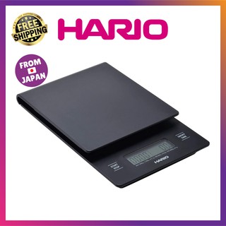 HARIO V60 VSTN-2000B เครื่องชั่งหยดน้ำ V60 สีดำ ใช้งานแบตเตอรี่