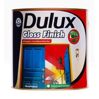 Dulux สีน้ำมัน ดูลักซ์ กลอสฟินิช กลิ่นอ่อนพิเศษ สีน้ำตาล ขนาด 1ลิตร สีทาเหล็ก สีทาไม้ สีทาวงกบ ประตู ทารั้วเหล็ก ICI