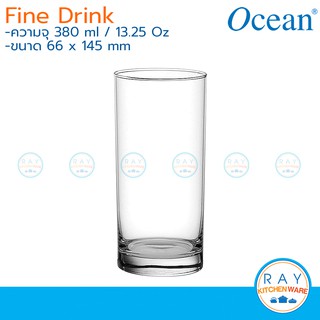 Ocean แก้วน้ำ 380ml(แพ็ค6ใบ) Fine Drink 1B01913 โอเชียน