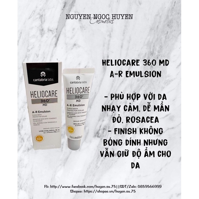 Heliocare Sunscreen - Helio Care ล ่ าสุด 360 MD A - R Emulsion