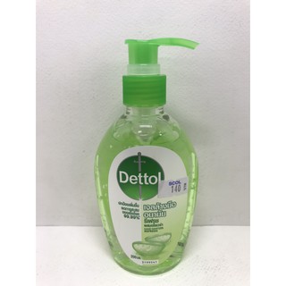 Dettol  เดทตอล เจลล้างมือ อนามัยแอลกอฮอล์ 70% สูตรหอมสดชื่นผสมอโลเวล่า ขนาด 200 มล   ( 1 ขวด )