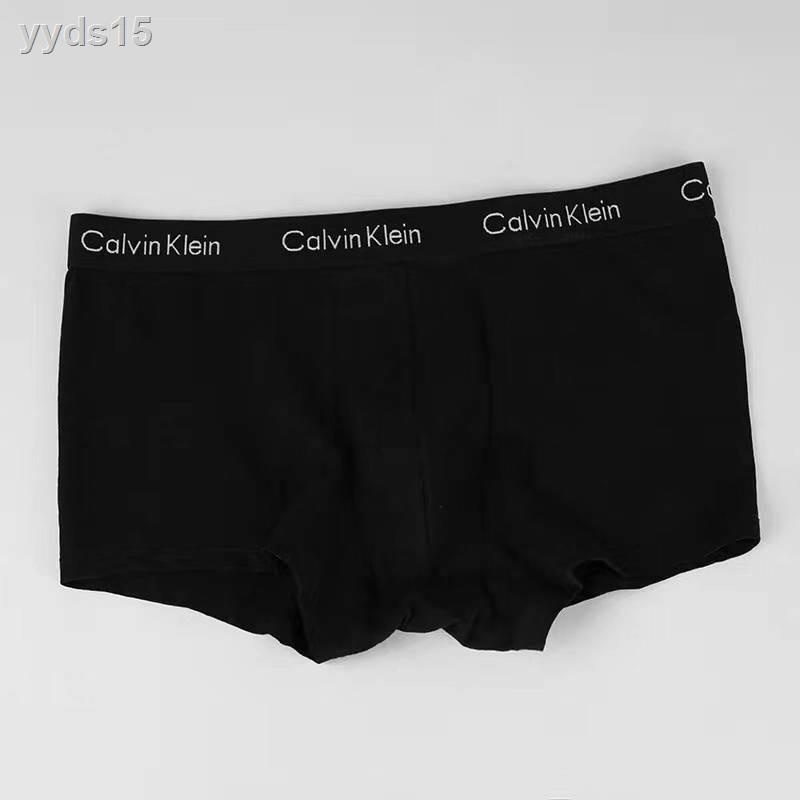☎☃♗พร้อมส่ง！！ Calvin Klein กางเกงใน CK ชาย underwear กางเกงในชาย เนื้อผ้า cotton ของแท้ 100% (3ชิ้น)