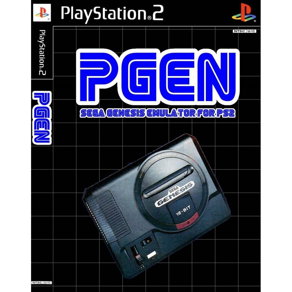 ps4 มือสอง แผ่นเกมส์ ps2 ps5 แผ่นเกมส์ PGEN Sega Genesis Emulator รวมเกมเครื่อง Genesis หรือ Mega Drive กว่า 900 เกม PS2