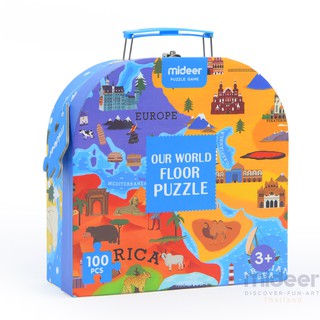 MD3027 Mideer มิเดียร์ Our World Floor Puzzle จิ๊กซอว์โลกของเรา