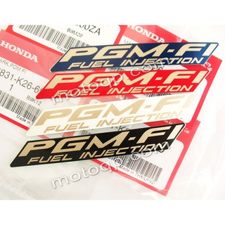 【 แท้ 】 ฮอนด้า สติกเกอร์ PGM-FI ตัวทอง MSX125 HONDA MSX 125 2014 เครื่องหมาย แต่งรถ ซูมเมอร์ PCX เวฟ Wave Zoomer-X