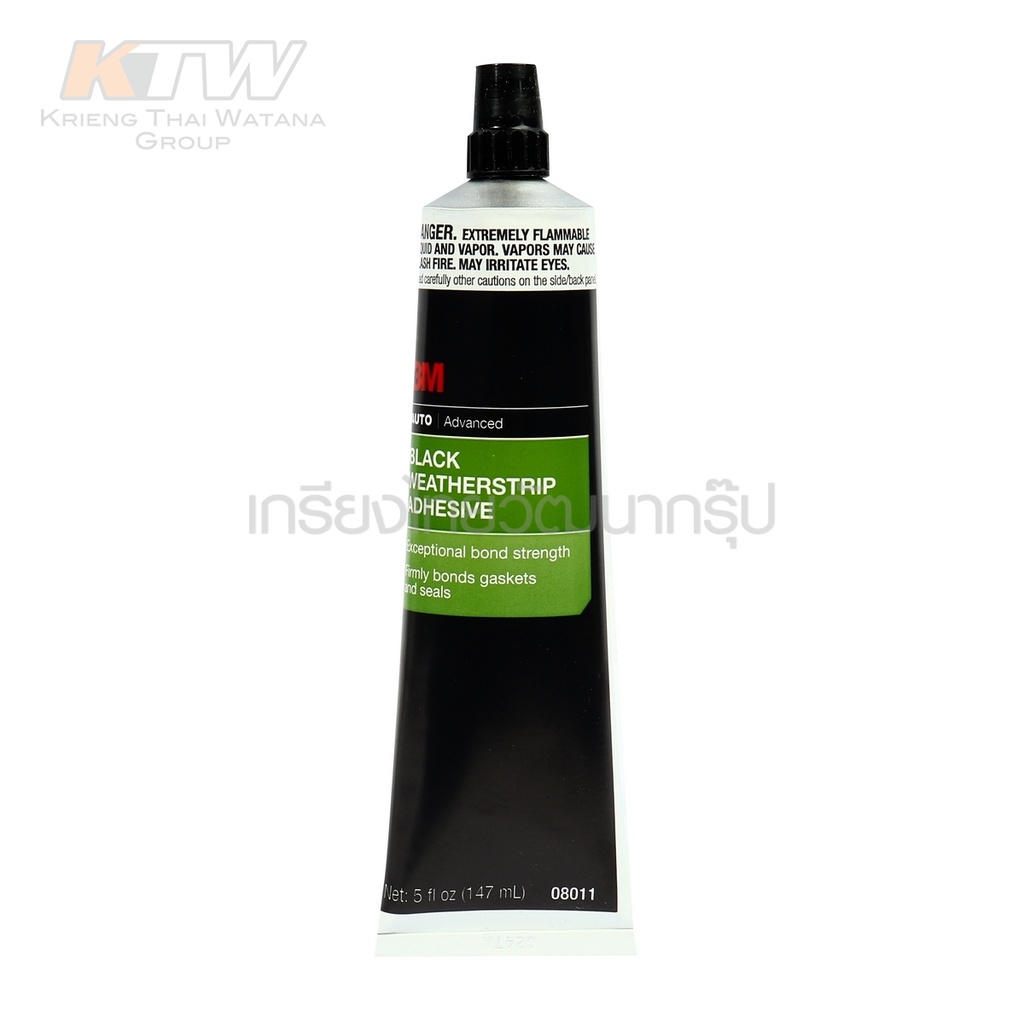 กาวดำ กาวติดขอบยางทั่วไป 3M 147 มล. (5 ออนซ์) รุ่น PN08011 สำหรับติดขอบยางทั่วไป ติดขอบยางประตูรถยนต