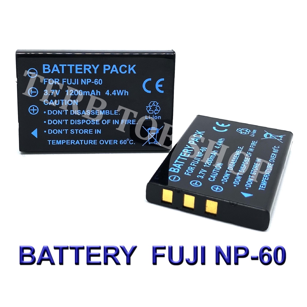 FNP-60 / NP-60 / FNP60 / NP60 Battery and Charger For Fujifilm FinePix 50i, F401,F401 Zoom,F410,F410 Zoom,M601,M603 | Shopee Thailand