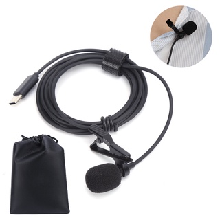 Watching You Wired Lavalier Microphone Small Clip On Lapel Lav Mic Mini Portable for Live Broadcasting