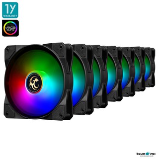 พัดลมระบายความร้อน Tsunami (cRGB Sync) ABLAZE Series RGB Cooling Fan X7 (รับประกันสินค้า 1 ปี)