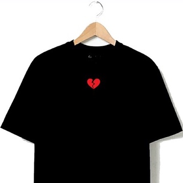 BOKENHEART EMOJI RNECK Printed t shirt unisex 100% cotton