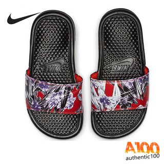 NIKE รองเท้าแตะหญิง NIKE BENASSI JDI PRINT แท้ สี BLACK/RED