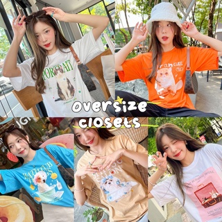 ( 𝟗.𝟏𝟓 ลด 𝟑𝟎% โค้ด 𝟑𝟎𝐃𝐃𝟗𝟏𝟓 ) พร้อมส่ง💖 เสื้อยืด ผ้าคอตตอน comfy cotton - Animal club