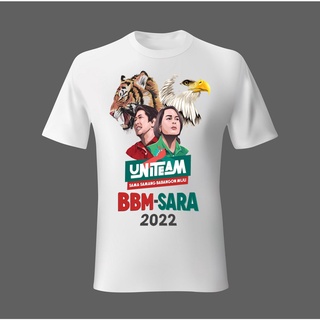 เสื้อเลือกตั้ง BBM SARA UNITEAM 2022 / สแปนเด็กซ์ผ้าฝ้ายสีขาว 180 แกรม / ระเหิดพิมพ์ดิจิตอล 30Y