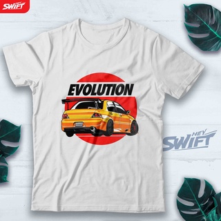 [S-5XL]เสื้อยืด พิมพ์ลาย Mitsubishi LANCER EVO EVOLUTION DISTRO สําหรับผู้ชาย