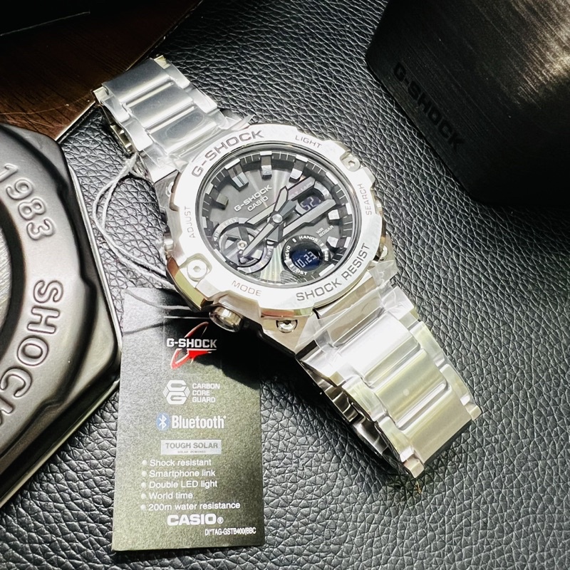 Casio G-Shock G-STEEL นาฬิกาข้อมือจีช็อค รุ่น GST-B400D-1A ของแท้ รับประกันศูนย์เซ็นทรัลCMG1ปี