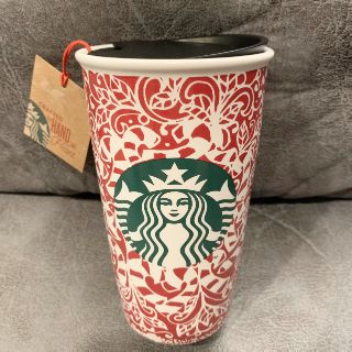 Starbucks Double Wall Red Cup Candy Cane 12oz