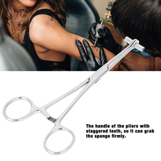 Master Sculptor Body Piercing Pliers Tool Ear Lip Navel Nose Tongue Septum Sponge Forceps Clamp