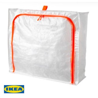 🔥SALES ถูกสุด🔥 IKEA กล่องใส่เสื้อผ้ามีซิป PÄRKLA ขนาด 55x49x19 ซม.