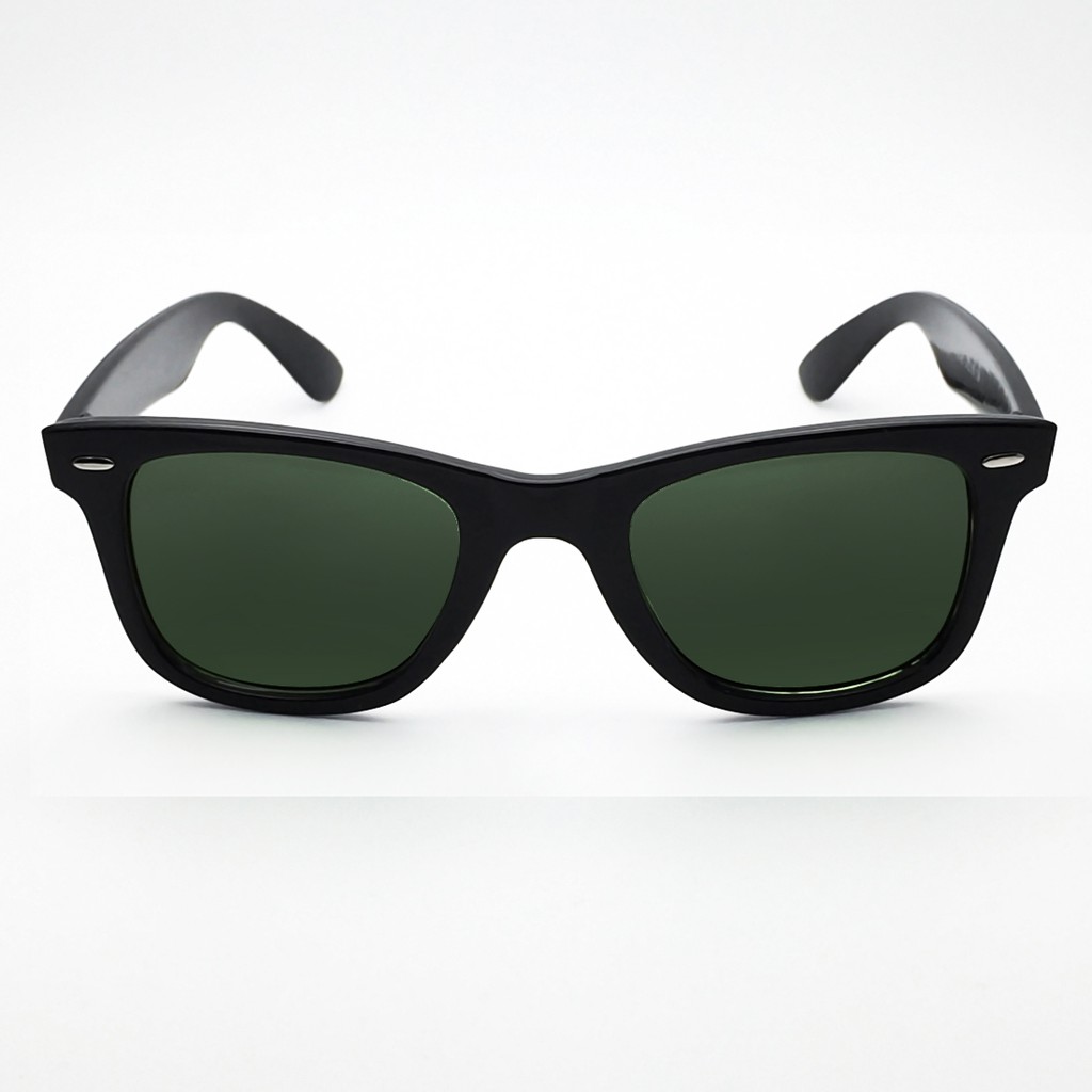 VINTAGE GLASSES Wayfarer Sunglasses Original แว่นตากันแดดWayfarer (Black/G-15)2140-50 mm.