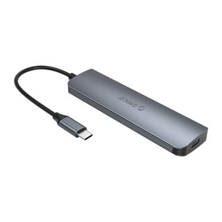 MC-U601P 6IN1 Multi-Port Type-C Hub โอริโก้ ฮับ USB Type-C มัลติพอร์ต 6in1 Gray