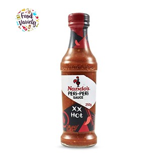 Nandos Peri Peri XX Hot Sauce 250g นานโดส เพอริ เพอริ ซอสจิ้มไก่รสเผ็ดมาก 250 กรัม