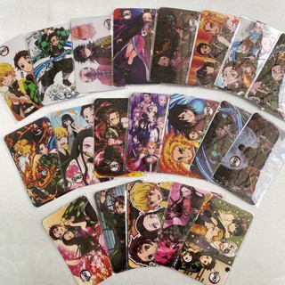 การ์ดดาบพิฆาตอสูร อย่างดี รูปคมชัด 20 ใบ การ์ดรูปภาพ Kimetsu no Yaiba