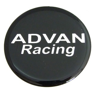 ราคาต่อ 2 ดวง 48mm. สติกเกอร์ ADVAN racing สติกเกอร์เรซิน sticker rasin 48 mm. (4.8 cm.)