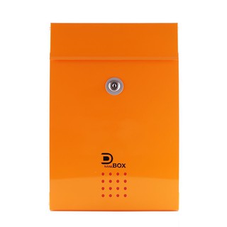 ตู้จดหมาย D-BOX MB5005 สีส้ม/เบจD-BOX MB5005 OR-BE S MAIL BOX