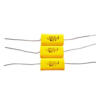 ซี เสียงแหลม 1.5uF K 200V NCC Bipolar Capacitor  C เสียงแหลม คอนเดนเซอร์  คาปาซิเตอร์   จำนวน 1 ตัว