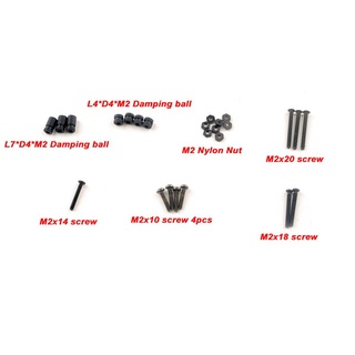 Crux35, Crux35 HD อะไหล่โดรน FPV Racing Happymodel ชุดลูกยางกันสั่น + ชุดน็อต Damper ball + screw set