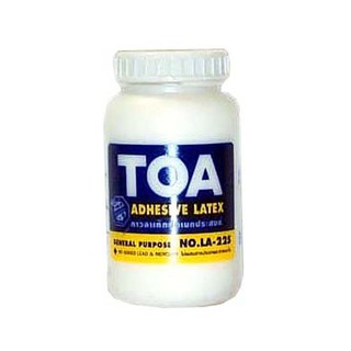 LATEX GLUE TOA 16OZ WHITE กาวลาเท็กซ์ทั่วไป TOA 16 ออนซ์ สีขาว กาวลาเท็กซ์ กาว เครื่องมือช่างและฮาร์ดแวร์ LATEX GLUE TOA