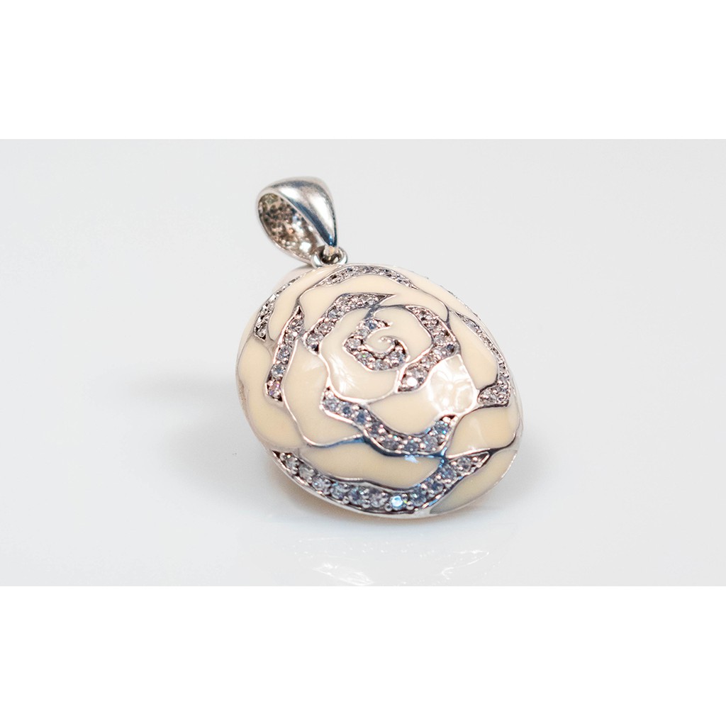 จี้สร้อยคอ(pendant Roses of love)OVP-Lyellow