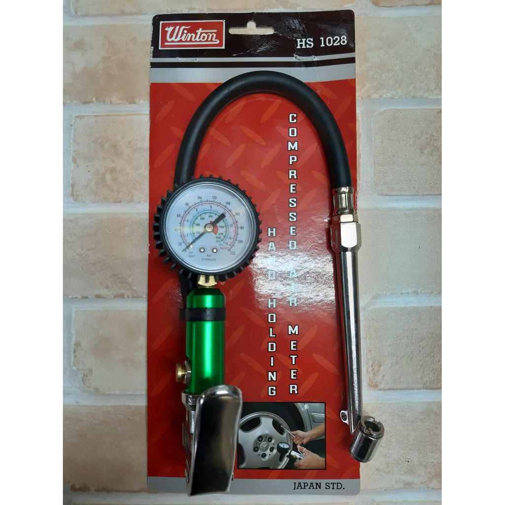 Winton หัวเติมลม+เกจวัดลม รุ่น 1028